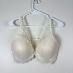 SPANX Four Play Ivory Lace Bralette Size Large Front Closure